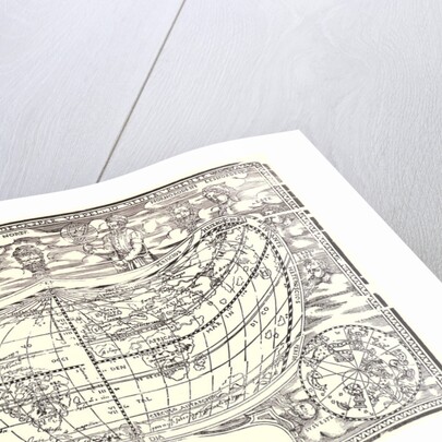 Map: The World of Volpellio (Typo de la carta Cosmographia de Gaspar Volpellio Medeburgense?), ca. 1520-1540 by Anonymous