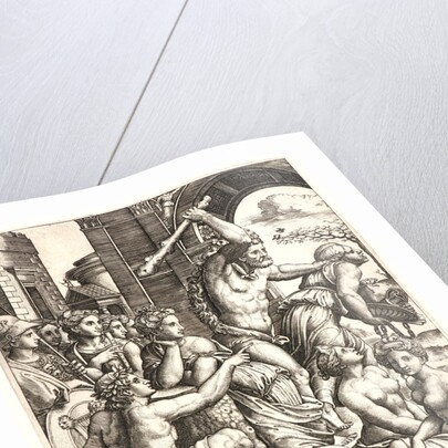 Hercules Driving Out Envy from the Temple of the Muses, 16th century by Master of the Die