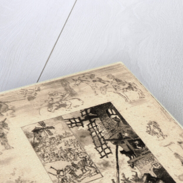 Illustrations for Daudet's Lettres de Mon Moulin, Plate 3, 19th century by Félix Hilaire Buhot