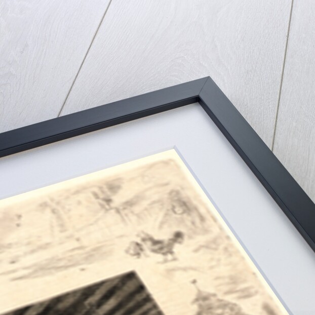 Illustrations for Daudet's Lettres de Mon Moulin, Plate 5, 19th century by Félix Hilaire Buhot