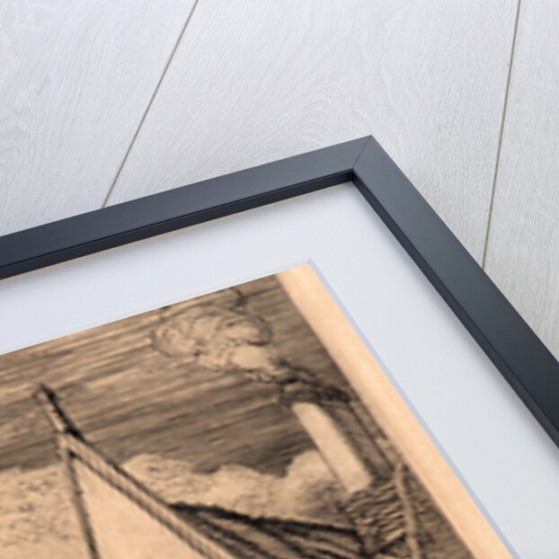 La Rue des Toiles, Bourges, 19th century by Charles Meryon