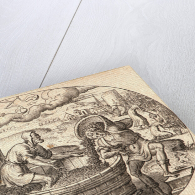 The Twelve Months, October, 1568 by Etienne Delaune