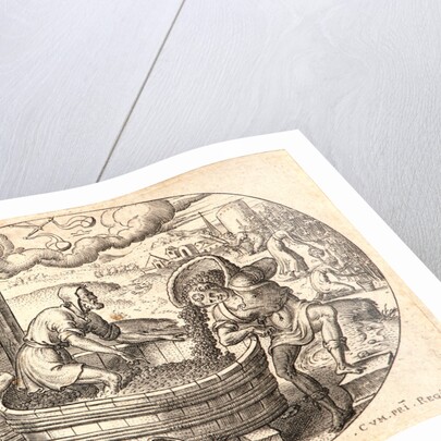 The Twelve Months, October, 1568 by Etienne Delaune