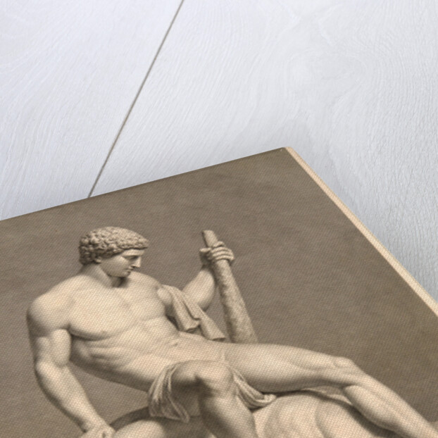 Theseus with the Slain Minotaurus by Raphael Morghen