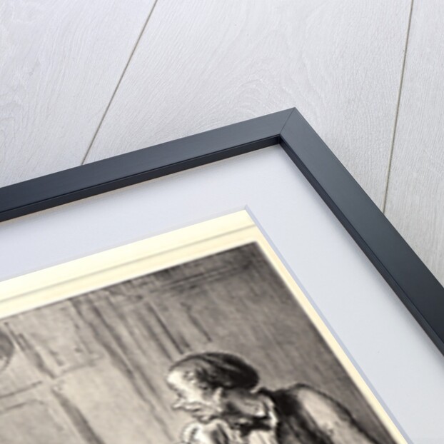 En v'là un, il pourrait bien être malheureux, 1862 by Honoré Daumier