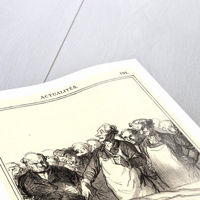 La leçon d'anatomie, 1869 by Honoré Daumier