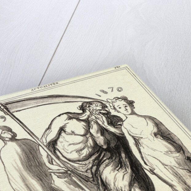 Le mot d'ordre, 1869 by Honoré Daumier