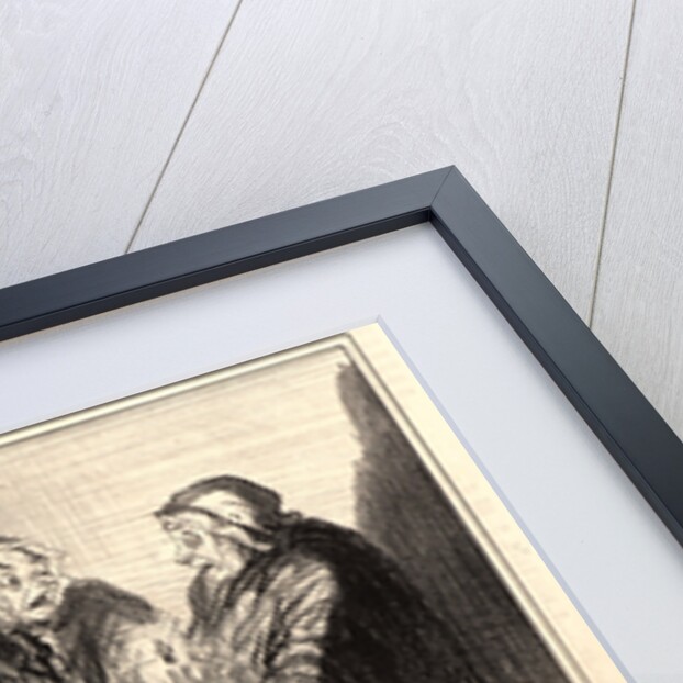 On dit qu'on commence déja à la voir! .., 1857 by Honoré Daumier