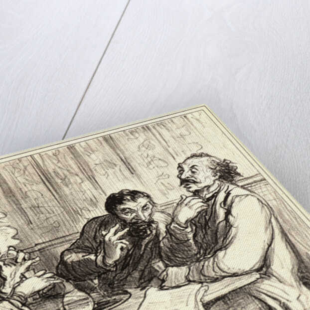Le coin des Poètes ravagés, 1864 by Honoré Daumier