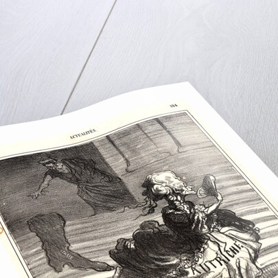 La nouvelle Cendrillon, 1866 by Honoré Daumier