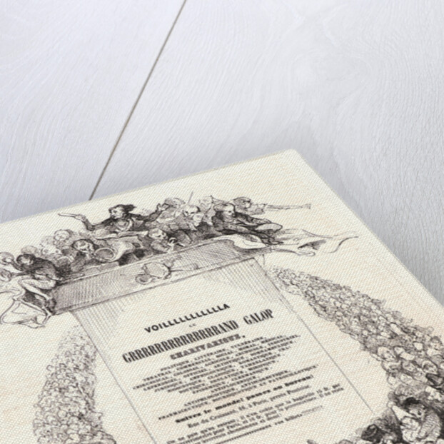 Voillllllllllla le Grrrrrrrrrrrrrrand Galop Charivarique, 1839 by Honoré Daumier