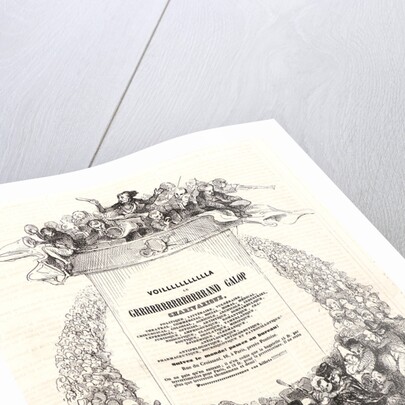 Voillllllllllla le Grrrrrrrrrrrrrrand Galop Charivarique, 1839 by Honoré Daumier