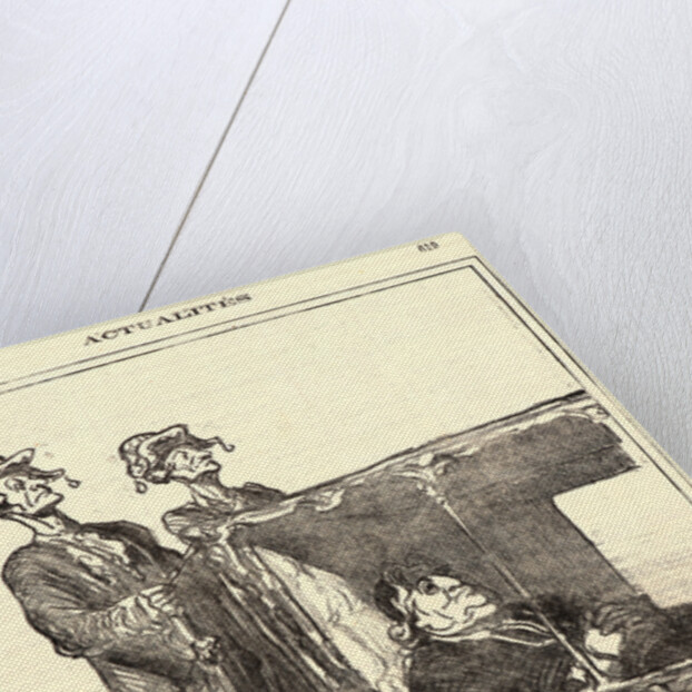 A Rome. —un martyr en 1871, 1871 by Honoré Daumier