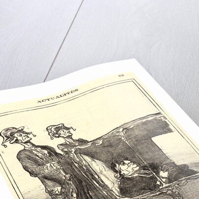 A Rome. —un martyr en 1871, 1871 by Honoré Daumier