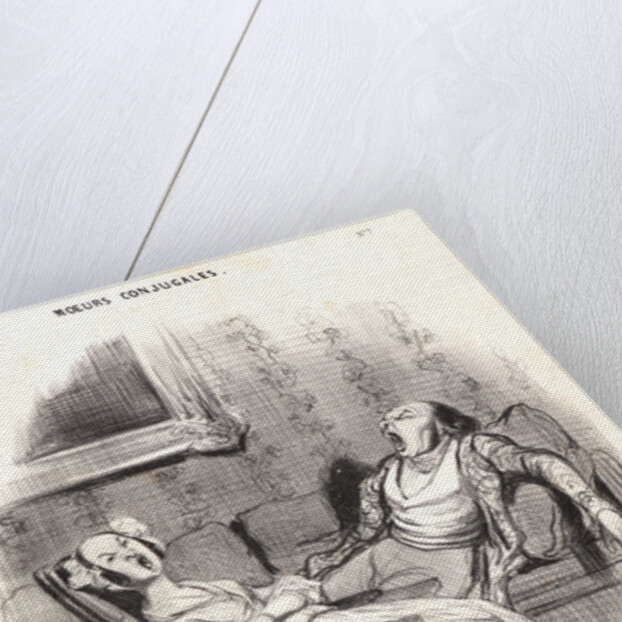 Six Mois de Mariage, 1839 by Honoré Daumier