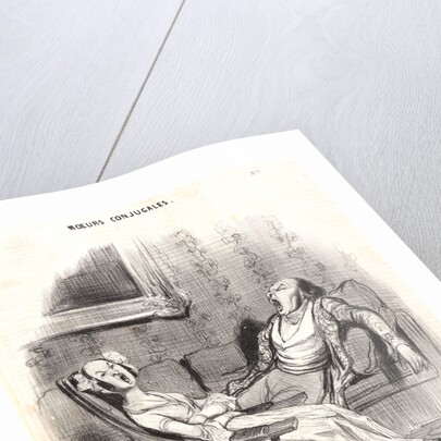 Six Mois de Mariage, 1839 by Honoré Daumier