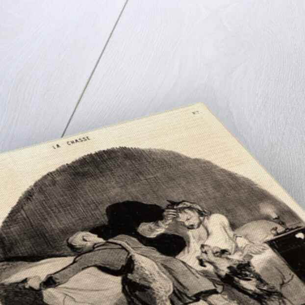 Allons, haut! y sommes-nous?.., 1843 by Honoré Daumier