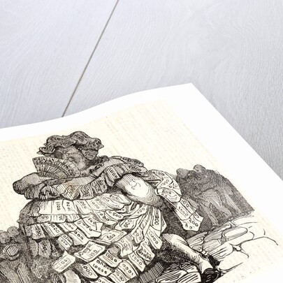 Mademoiselle Monarchie, 1834 by Honoré Daumier