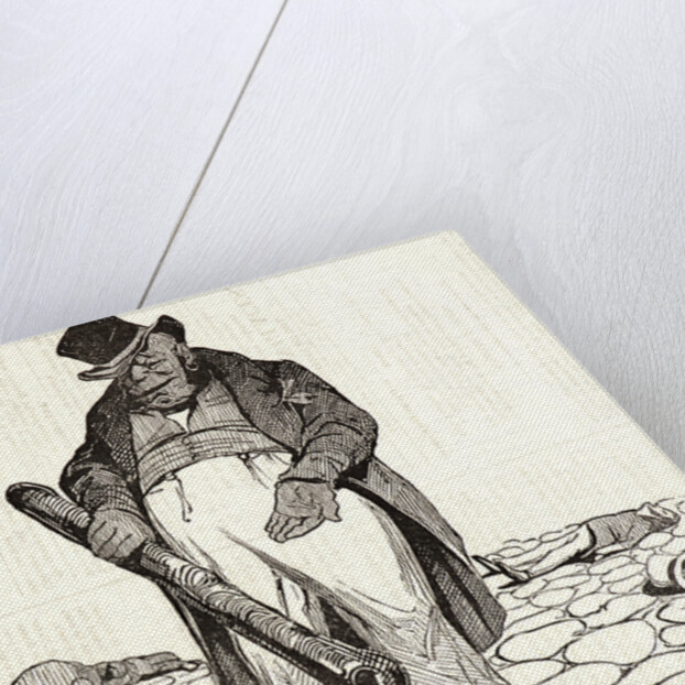 Nous appelons ça une badine....c'est pour badiner, 1834 by Honoré Daumier