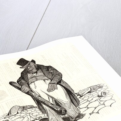 Nous appelons ça une badine....c'est pour badiner, 1834 by Honoré Daumier