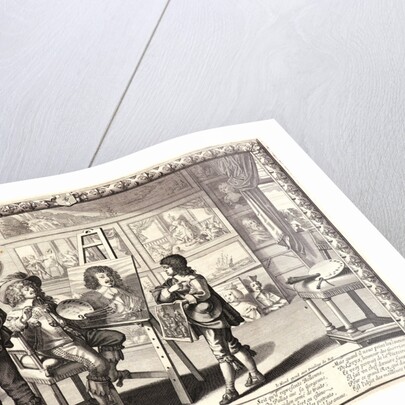 Le Noble Peintre, 1642 by Abraham Bosse