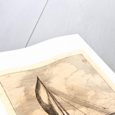 Swift-Sailing Proa, Mulgrave Archipelago, Oceania (Prô-Volant des Îles Mulgraves: Océanie), 1866 by Charles Meryon