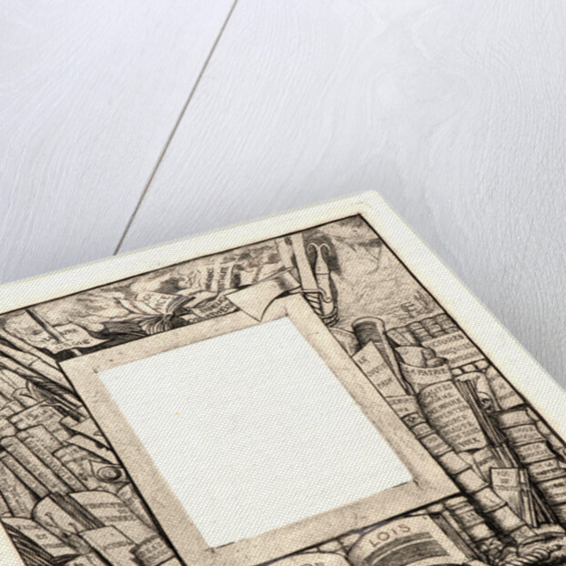 Design for a frame for the Portrait of Armand Guéraud (Projet d'Encadrement pour le Portrait d'Armand Guéraud), 1862 by Charles Meryon