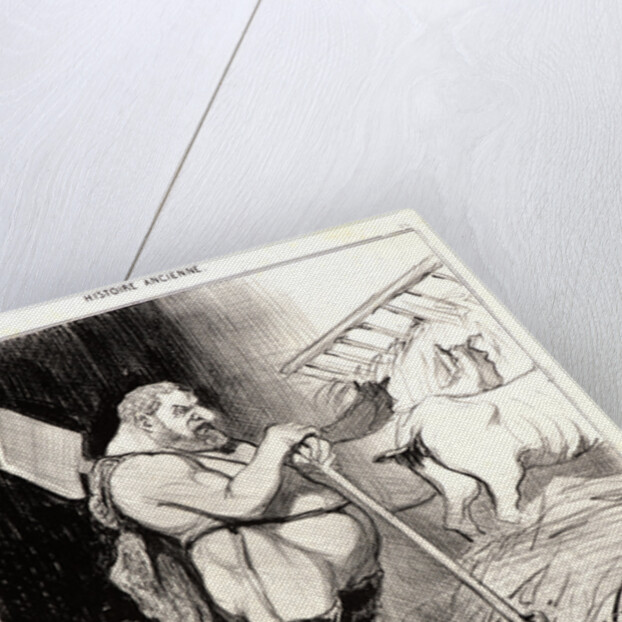 Les Écuries d'Augias, 1842 by Honoré Daumier