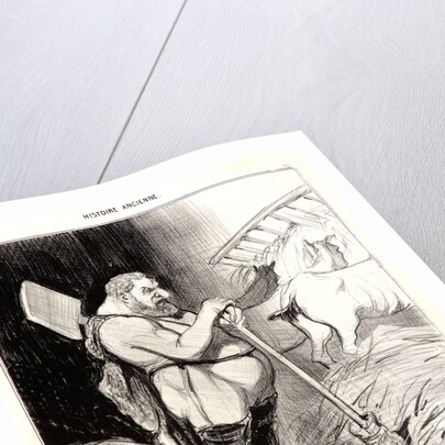 Les Écuries d'Augias, 1842 by Honoré Daumier