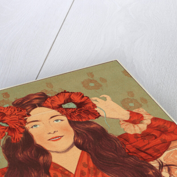 Jeune Fille aux Coquelicots, ca. 1897 by G. Darbour