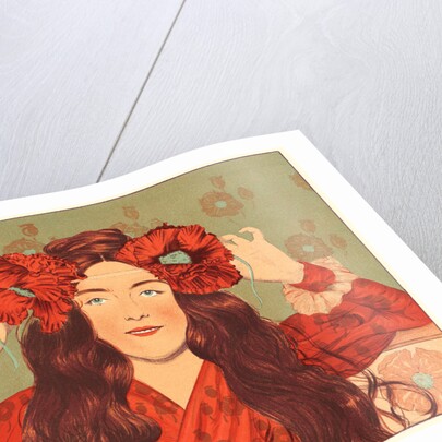 Jeune Fille aux Coquelicots, ca. 1897 by G. Darbour