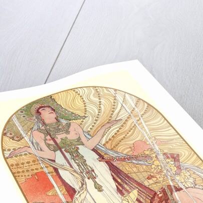 Incantation (Salammbo), ca. 1897 by Alphonse Mucha