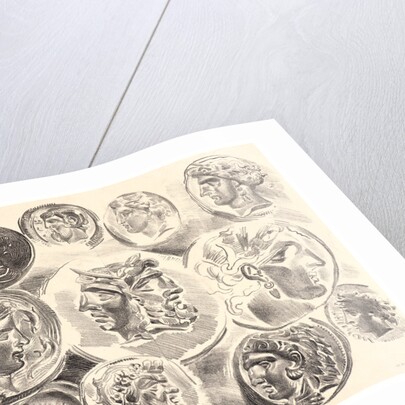 Twelve Antique Medals (Douze Médailles Antiques), 1825 by Eugène Delacroix