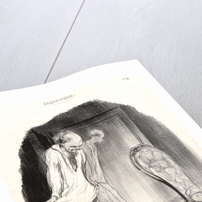 Le coton tomb, l'homme reste,.., 1840 by Honoré Daumier