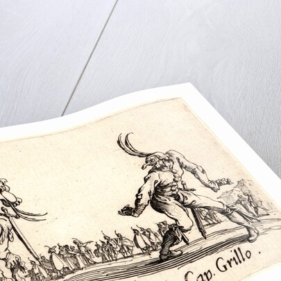 Cap. Bonbardon and Cap. Grillo, 1622 and later by Jacques Callot