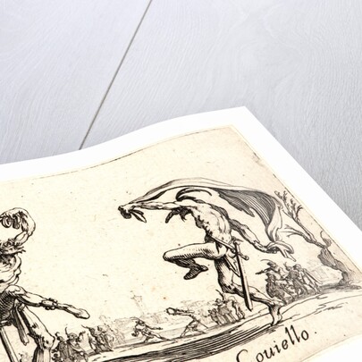 Bello Sguardo and Couiello, 1622 and later by Jacques Callot