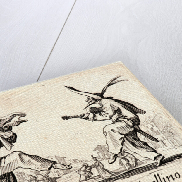 Franca Trippa and Fritellino, 1622 and later by Jacques Callot