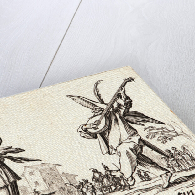 Riciulina and Metzetin, 1622 and later by Jacques Callot