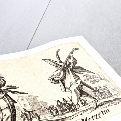 Riciulina and Metzetin, 1622 and later by Jacques Callot