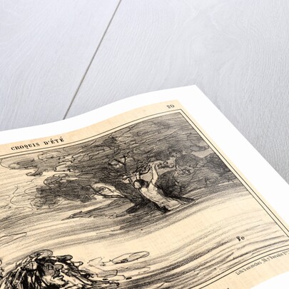 Divertissement aquatique renouvelé des Grecs, 1857 by Honoré Daumier