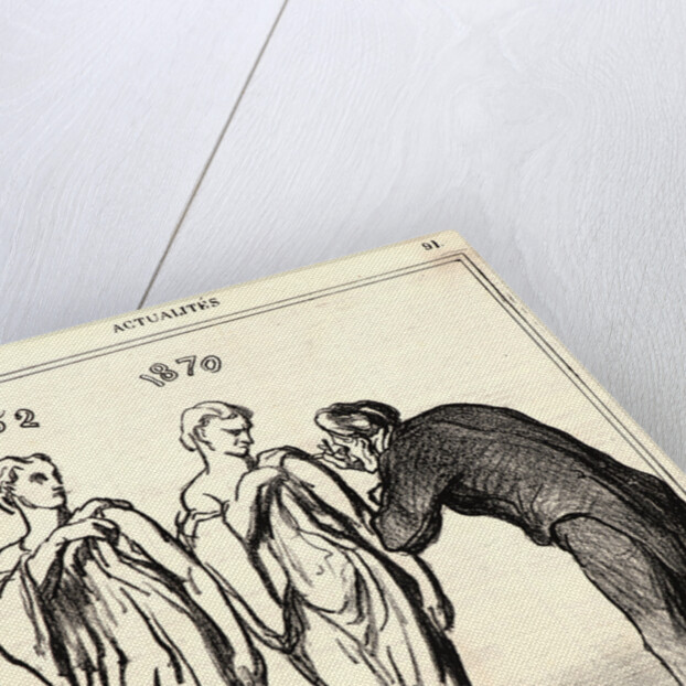 C¸a prenda t'-il!, 1870 by Honoré Daumier