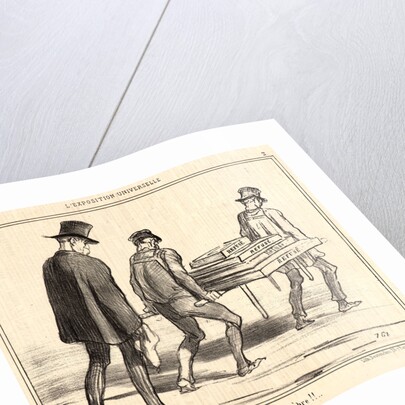 Marche funébre!!, 1855 by Honoré Daumier