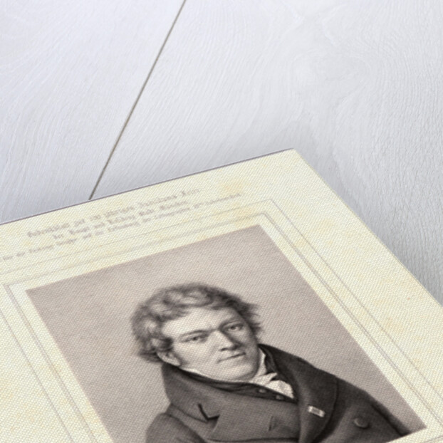 Portrait of Alois Senefelder, ca. 1819 by Anonymous