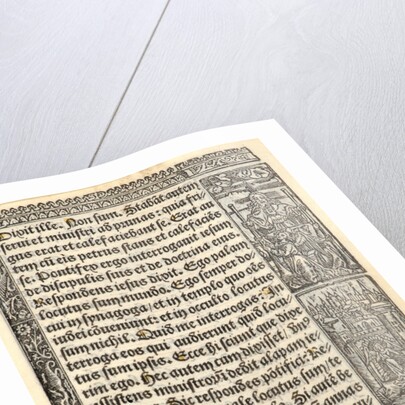 Sheet from a Book of Hours, 1520 by Anonymous