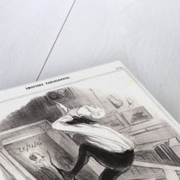 Ungrateful country—you shall not have my work! (Ingrate patrie, tu n'auras pas mon oeuvre!...), 1840 by Honoré Daumier