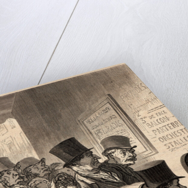 Un Guichet de Théatre, 1862 by C. Maurand