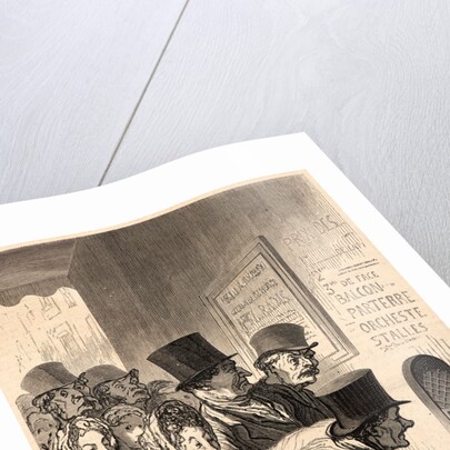 Un Guichet de Théatre, 1862 by C. Maurand