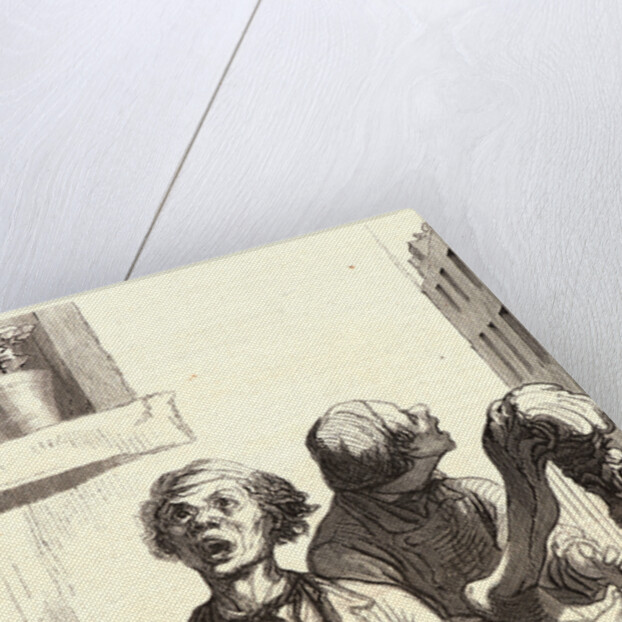 Les Chanteurs des rues, 1862 by C. Maurand