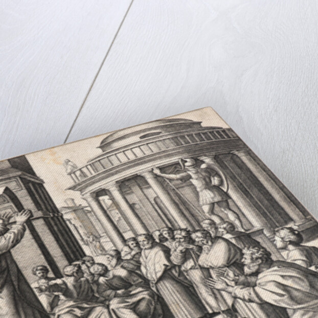 St. Paul Preaching in Athens, ca. 1515 by Marcantonio Raimondi