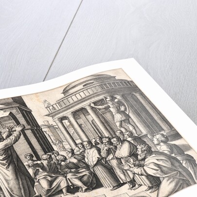 St. Paul Preaching in Athens, ca. 1515 by Marcantonio Raimondi